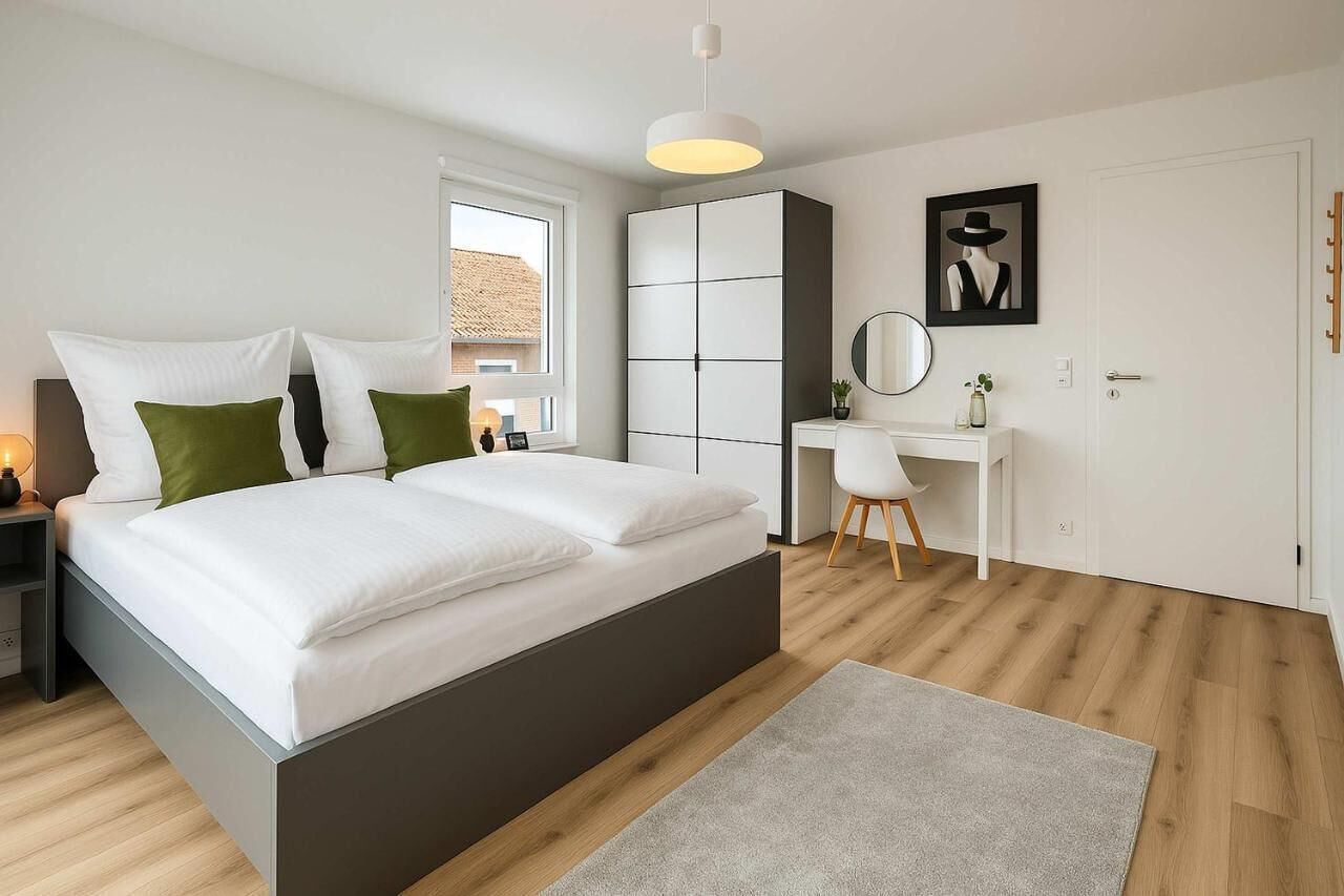 1 habitación, tabla de planchar con plancha, wifi y ropa de cama 