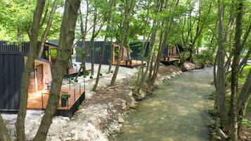 Majoituspaikan julkisivu