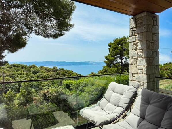 Property grounds - Damari Whispering Pines Villa Skiathos, stylish 3bedroom villa with private pool (Skiathos)