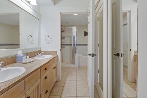 Hair dryer, towels