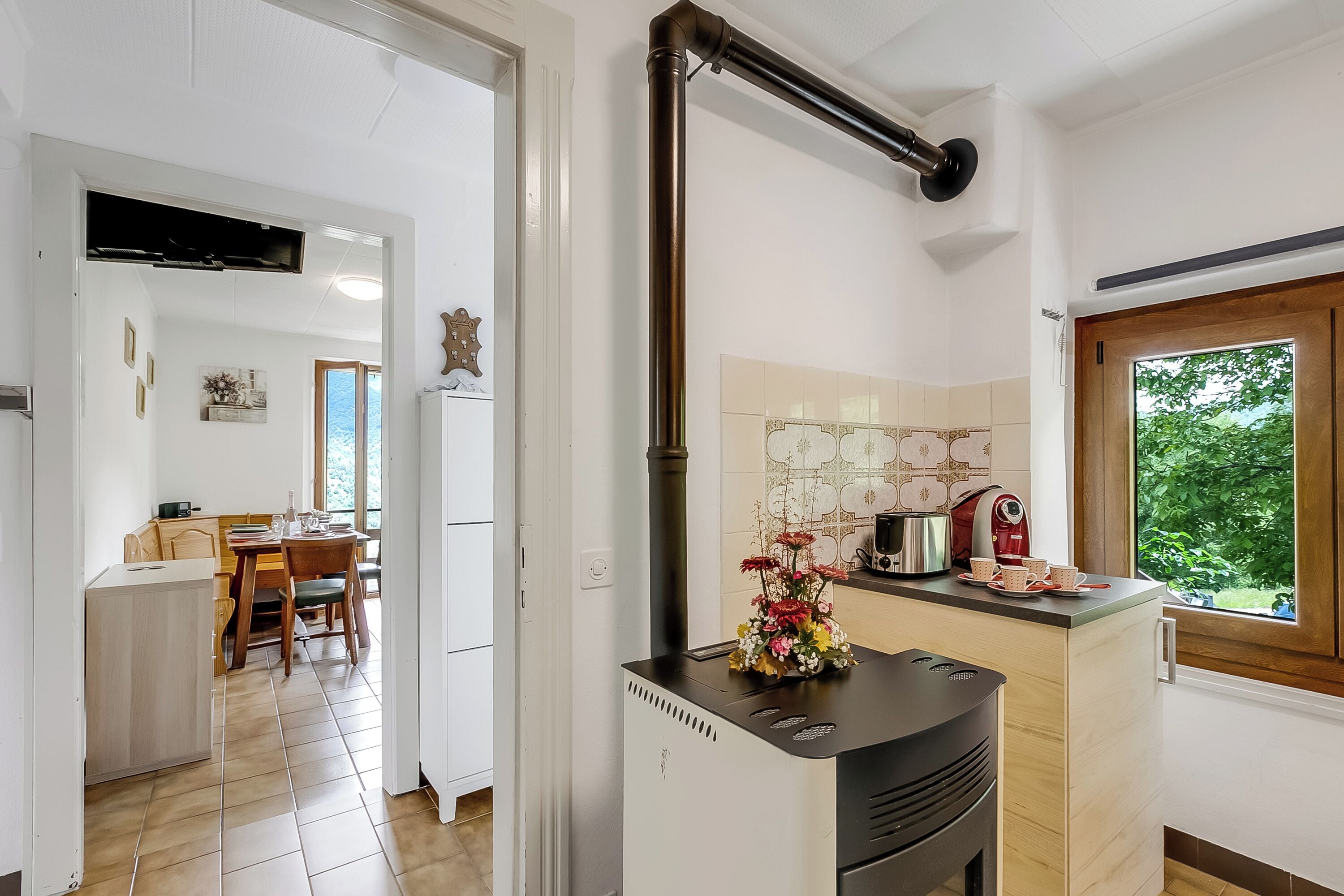 Chalet Keluarga, beberapa kamar, tepi gunung (Casa Clelia) | Interior