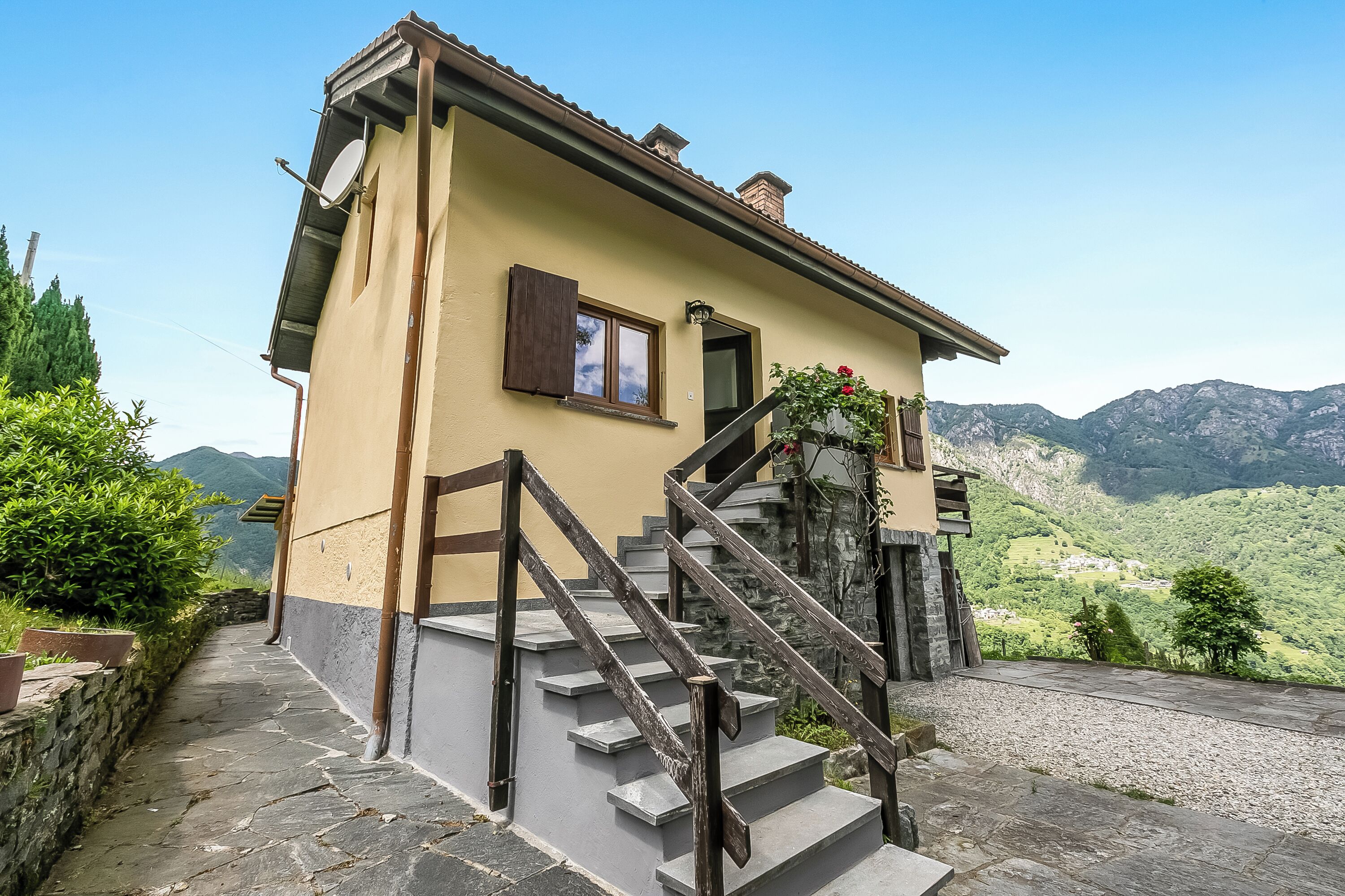 Familienchalet, Mehrere Schlafzimmer, Bergseite (Casa Clelia) | Außenbereich