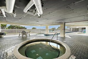 Indoor pool, outdoor pool