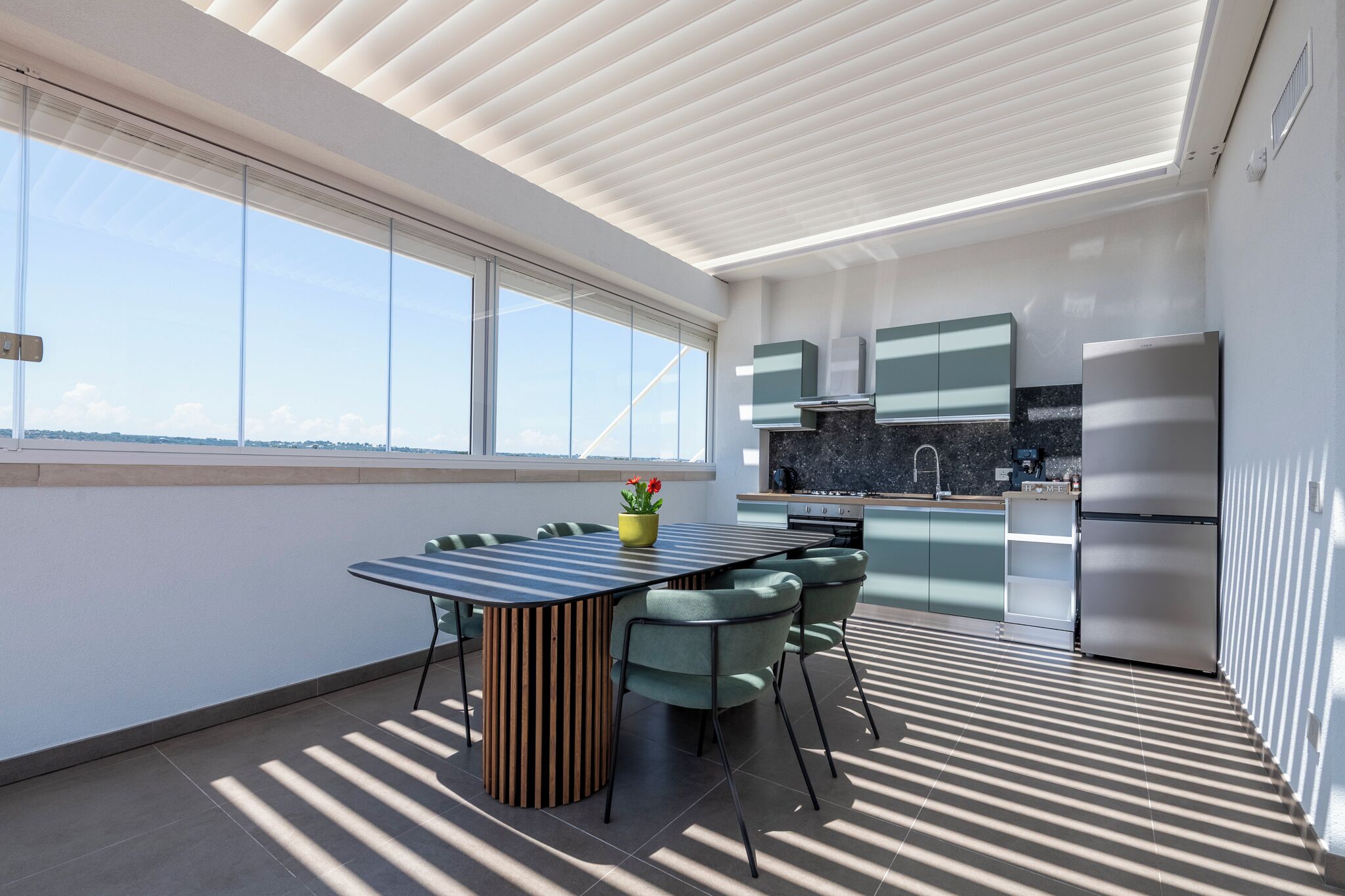 Superior-Zimmer, Meerblick, Turm | Eigene Küche | Großer Kühlschrank, Ofen, Herdplatte, Wasserkocher