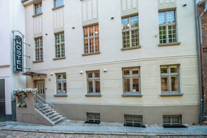 Overnatningsstedets facade