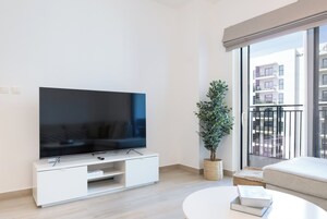 Apartamento, 2 quartos, sacada, vista para a cidade | Área de estar