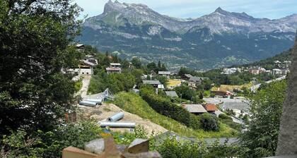 Bel appartement, 4 pers, Mt Blanc, Parking, 40m2, bord de piste, idéal ski/rando