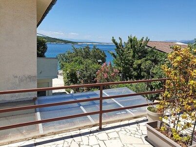 Apartment Devcic - 40 m from the sea, pet-friendly, private terrace, outdoor shower, BBQ