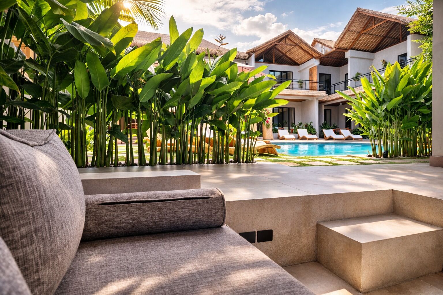 Superior Double Room, 1 Bedroom, Pool View | Terrace/patio