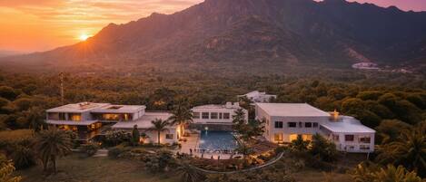 Façade de l’hébergement