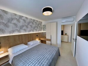 2 室のベッドルーム、WiFi、ベッドシーツ