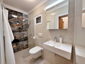 Hair dryer, towels