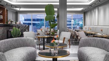 Sitteområde i lobbyen
