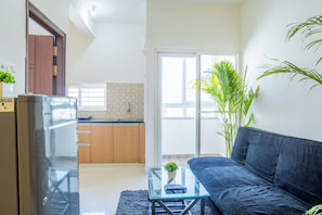 Studio, Stadtblick | Wohnbereich