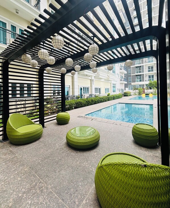 Room, 1 Bedroom, City View | Pool | Outdoor pool
