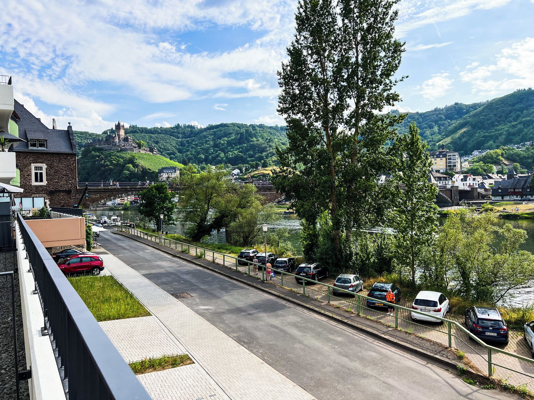 Blick von der Unterkunft