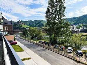 View from property - Experience Cochem: Moselle view, view of the Reichsburg & old town directly opposite (Cochem)
