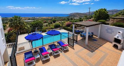 Little Blue Sea View Kalathos Villa w Private Pool