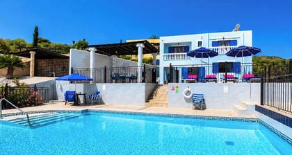 Little Blue Sea View Kalathos Villa w Private Pool