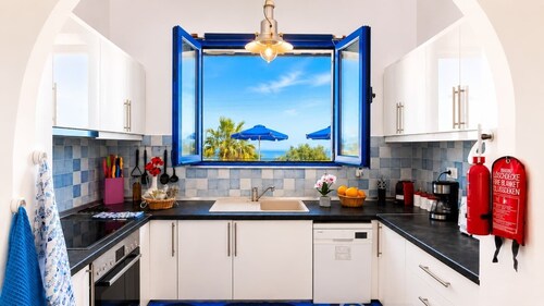 Little Blue Sea View Kalathos Villa w Private Pool