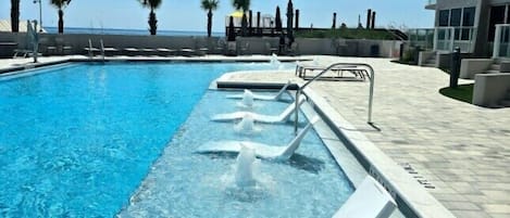 Una piscina climatizada