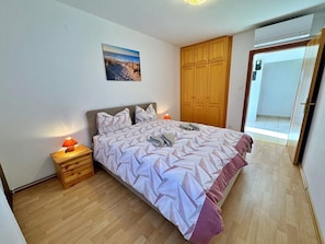 2 chambres, Wi-Fi, literie fournie