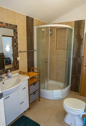 Dusche, Handtücher
