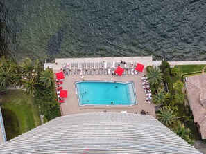Pool - Sunset Magic & Sea Breeze Living – Walkable to Waves (Hallandale Beach)