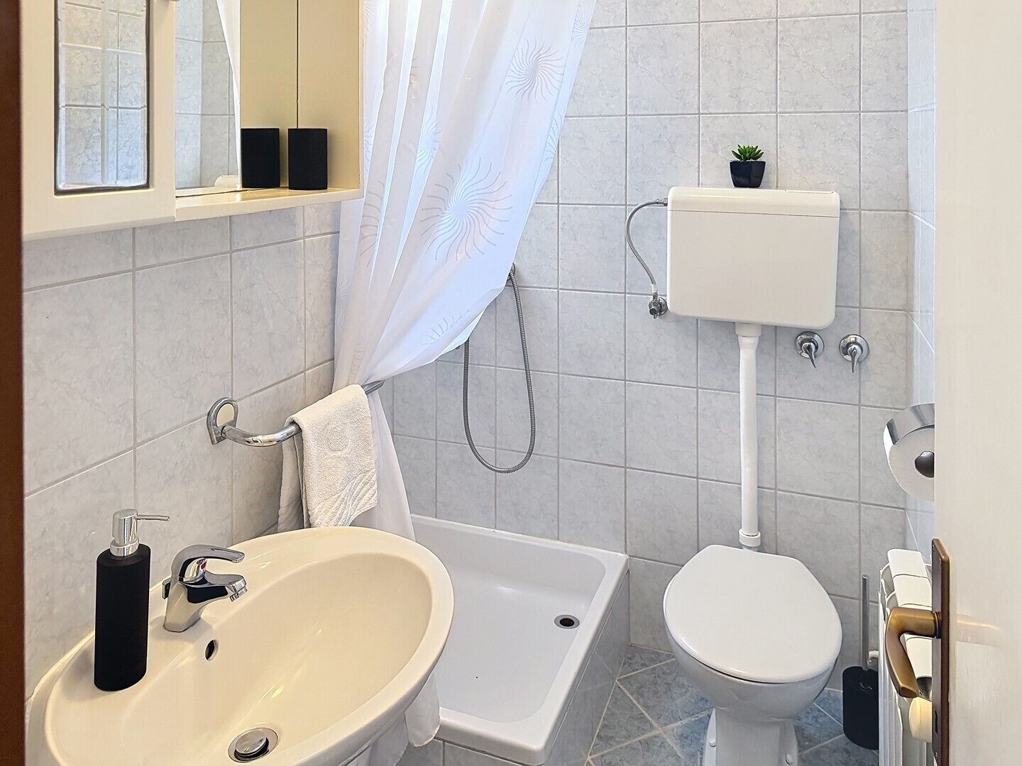 Dusche, Handtücher