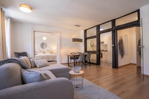 Living area - Vacation apartment Neue Marktstrasse (Hameln)