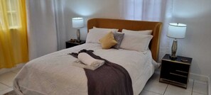 2 bedrooms, iron/ironing board, free WiFi, bed sheets