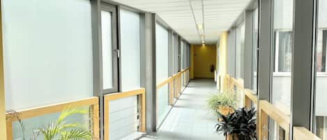 Handrails in hallways