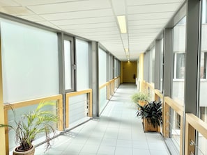 Handrails in hallways