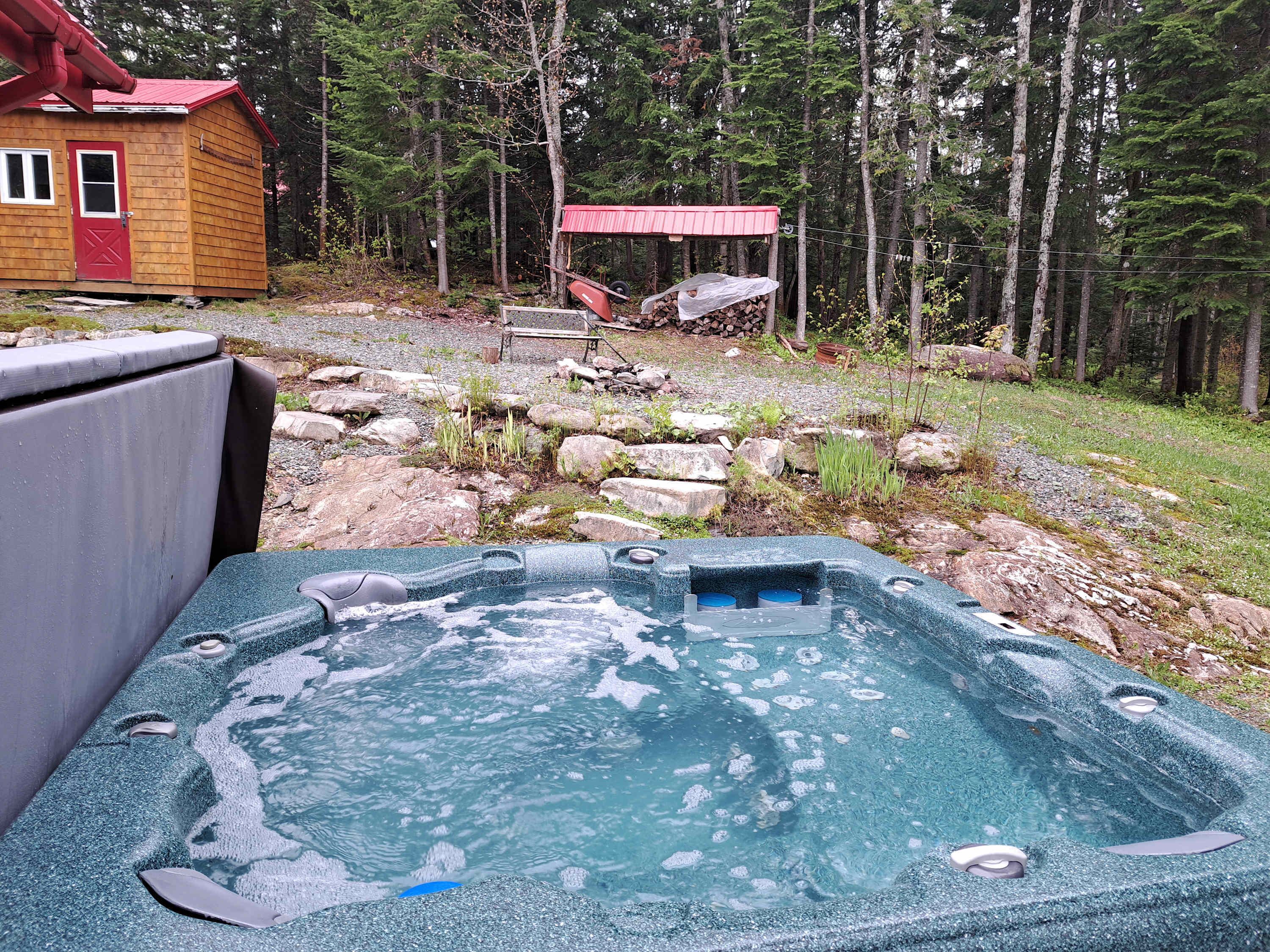 Bain à remous extérieur