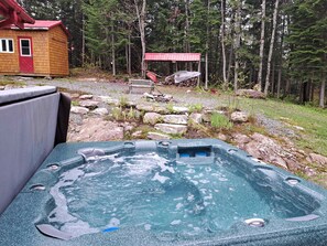 Idromassaggio all'aperto