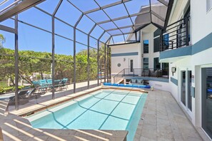 Una piscina climatizada