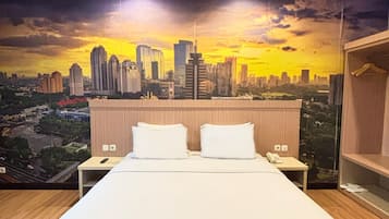 Kamar Double Superior, pemandangan kota | Meja kerja, ruang kerja ramah laptop, kedap suara, dan Wi-Fi gratis