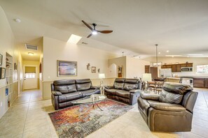 House (3 Bedrooms) | Interior - Hot Tub & Game Room: Scenic Sedona Home! (Sedona)