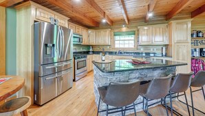 Interior - Game Room, Hot Tub & Decks: Scenic Franklin Cabin (Franklin)