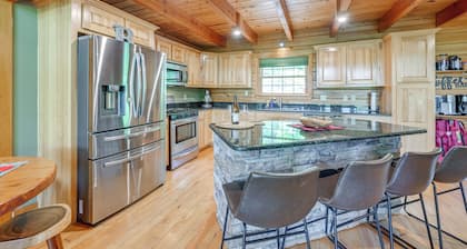 Game Room, Hot Tub & Decks: Scenic Franklin Cabin