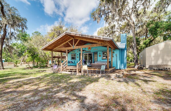 Cottage (1 Bedroom) | Interior - Deck & Hot Tub: Lakeside Retreat in Inverness! (Inverness)