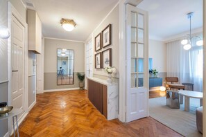 Apartment | 3 bedrooms, Internet - Elegant 3BR Flat Steps From Romanian Athenaeum (Bucharest)