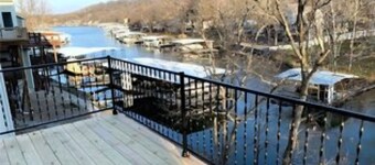 Lake of the Ozarks Lake Front Home with Boat Slip and swim platform dock