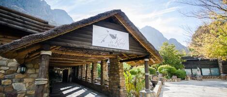 Majoituspaikan julkisivu