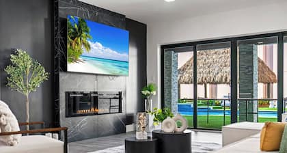 Spacious Fun House w/ Games & Heated Pool