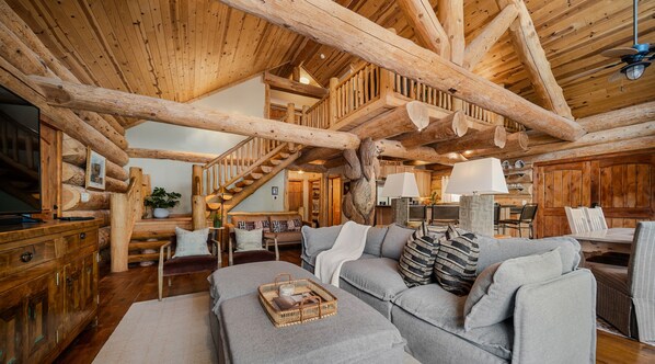 TV, foosball - Rustic Cabin | Fire Pit • Game Room • Near Trails (Pinetop)