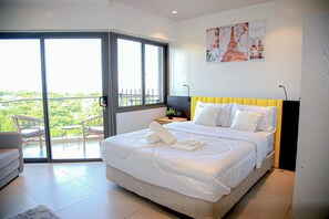 1 bedroom, WiFi, bed sheets - Deluxe Studio unit condo in Lapu-lapu City with WiFi, AC (Lapu-lapu City)