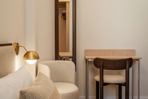 The Classic Double | In-room safe, desk, laptop workspace, iron/ironing board