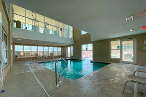 Indoor pool, a heated pool