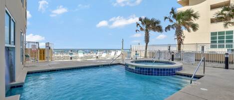 Indoor pool, a heated pool